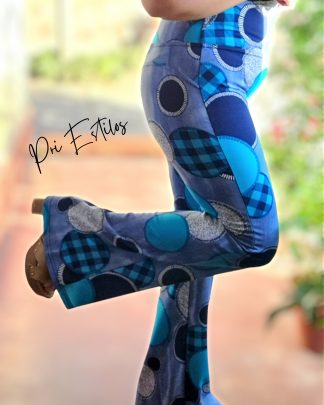 Pata elefante estampada estandar