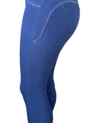 Calza pushup tipo jeans estandar