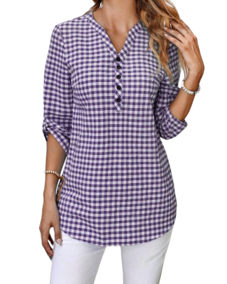 Blusa cuadrille M/L