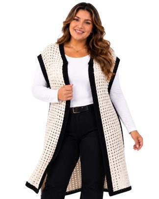 Tapado largo tejido XXL C991