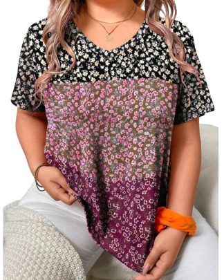 Blusa XXL bohemia floral C1094