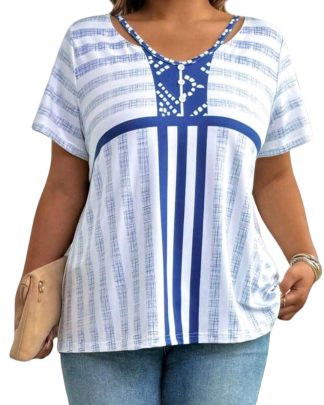 Blusa XXL geométrica C1084