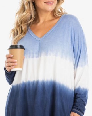 Blusa XL degrade tricolor C1233