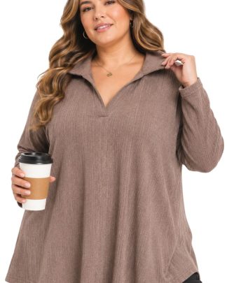Blusa XXXL cuello abierto C1216