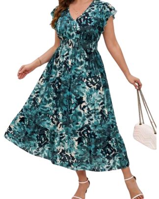 XL/XXL Jade Floral C1256